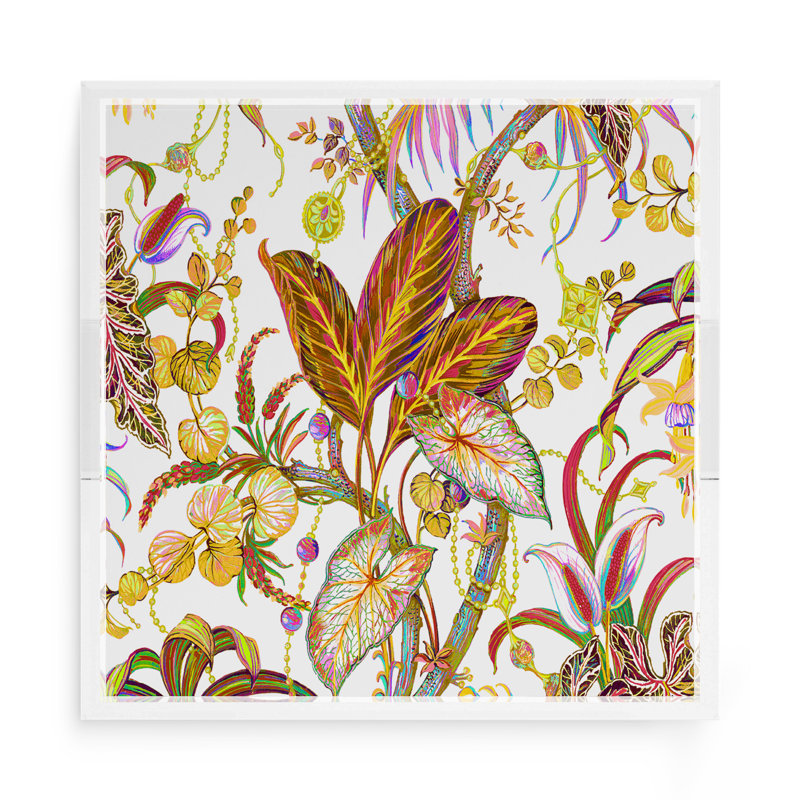 Plateau décoratif Amazonia, Splendeur, L 15 po x P 15 po x H 2 po