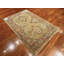 Tapis en laine noué à la main 3 x 5, tapis médaillon, décor de tons terreux