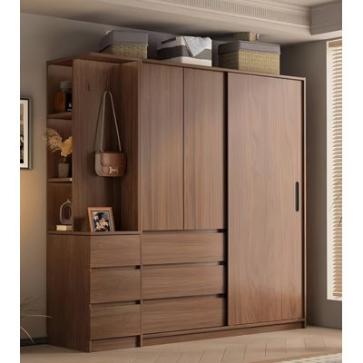 Garde-robe simple foncé classique