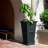 Anastasiya Tall Resin Planter with Water Reservoir-1432250486-1432279780