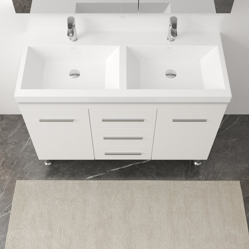 Ensemble de meuble-lavabo double 48 po Almando