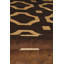 Tapis brun à motif géométrique Verini-15993292