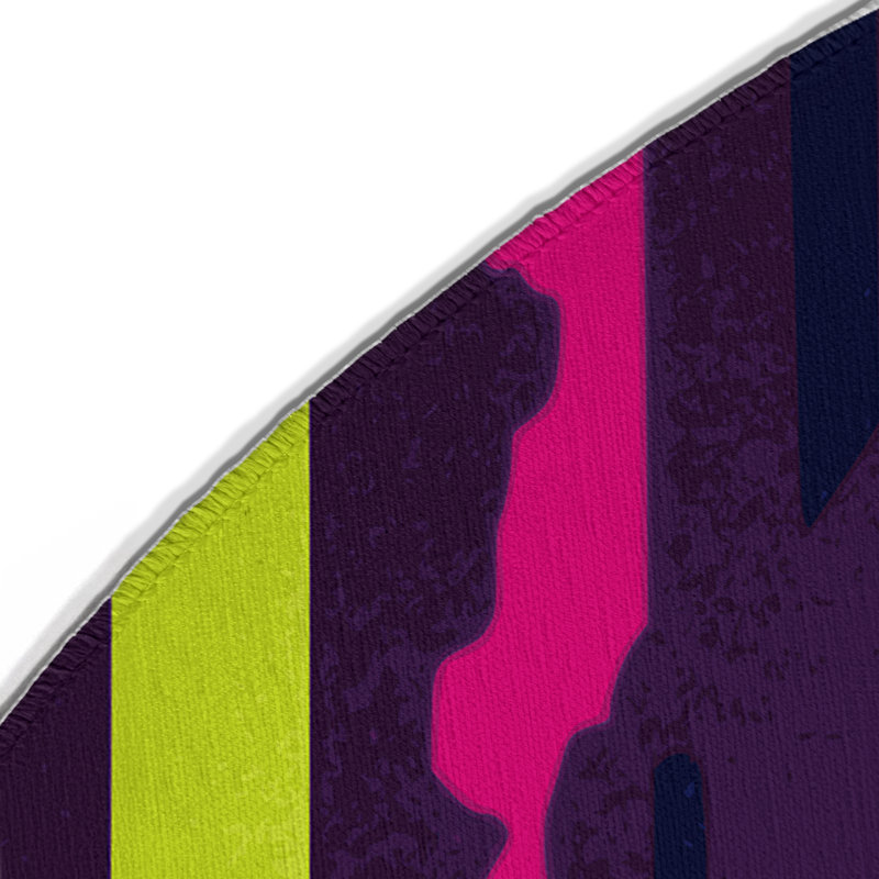 Luminous Ascent Indoor And Outdoor Area Rug, Round 5'