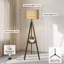 Lampe trépied avec tablettes Boho