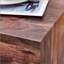 Table basse en bois aggloméré noyer
