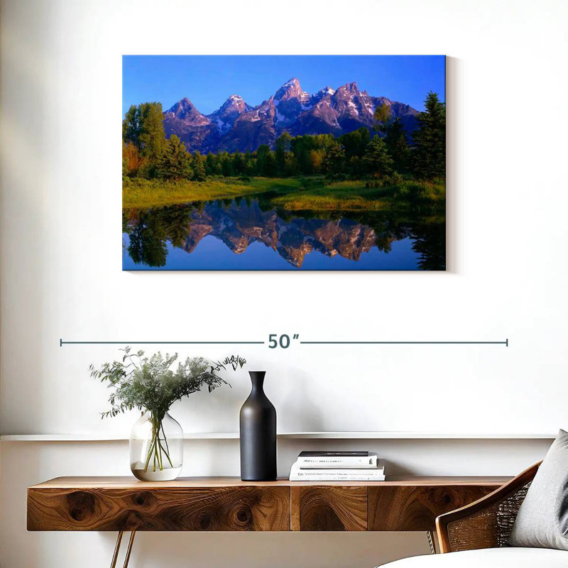 Alvord Dawn At Grand Teton, H 24 po x l 36 po