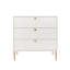 Commode haute et commode à 3 tiroirs haute brillance 32 po-994434602