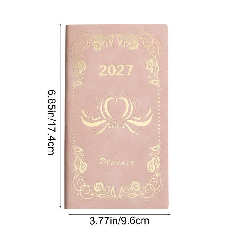 Cahier papier 2027, Rose