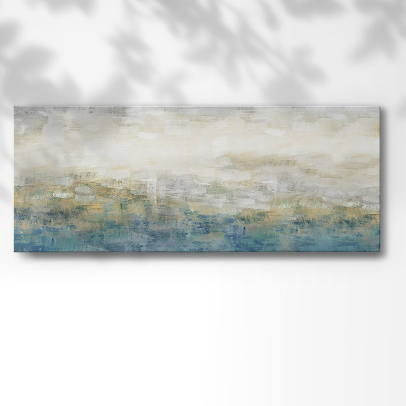Color Block Horizon sur toile, H 12 po x l 30 po x P 1,5 po