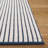Vermont Hand Woven Wool;Cotton Striped Indoor Rug-117806460
