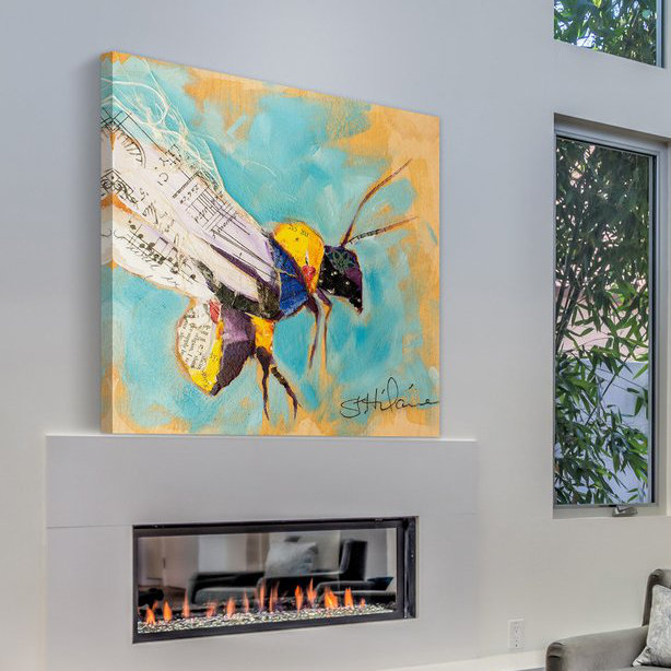 Elizabeth St. Hilaire - Wrapped Canvas Painting, 101cm H x 101cm W x 3.81cm D