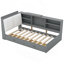 Lit plateforme simple avec tête de lit, tablettes et 2 tiroirs-2138027036