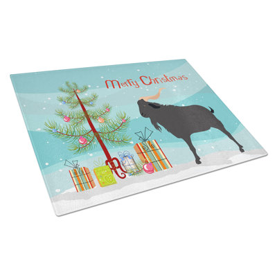 Planche à découper de noël en verre trempé en verre trempé de verata caroline