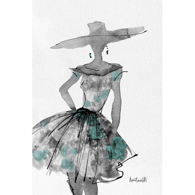 Carnet de croquis de mode V turquoise