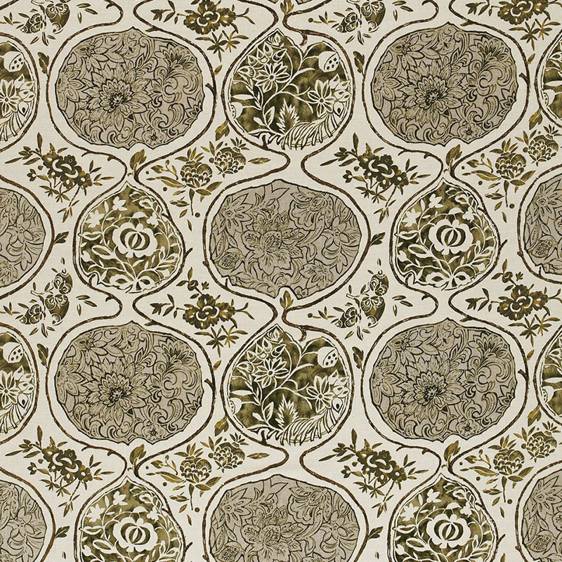 Tissu Katsugi, Lien / sépia