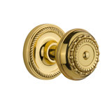 Meadows Interior Mortise Door Knob with Rope Rosette