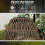 Outsunny Rattan Solar Lamp Auto On/Off Light IP44 Waterproof-1882411130