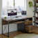 Labelle 55" W Writing Study Computer Table Workstation with Keyboard Tray