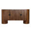 Stephenson 67" Wide Sideboard, Medium Brown