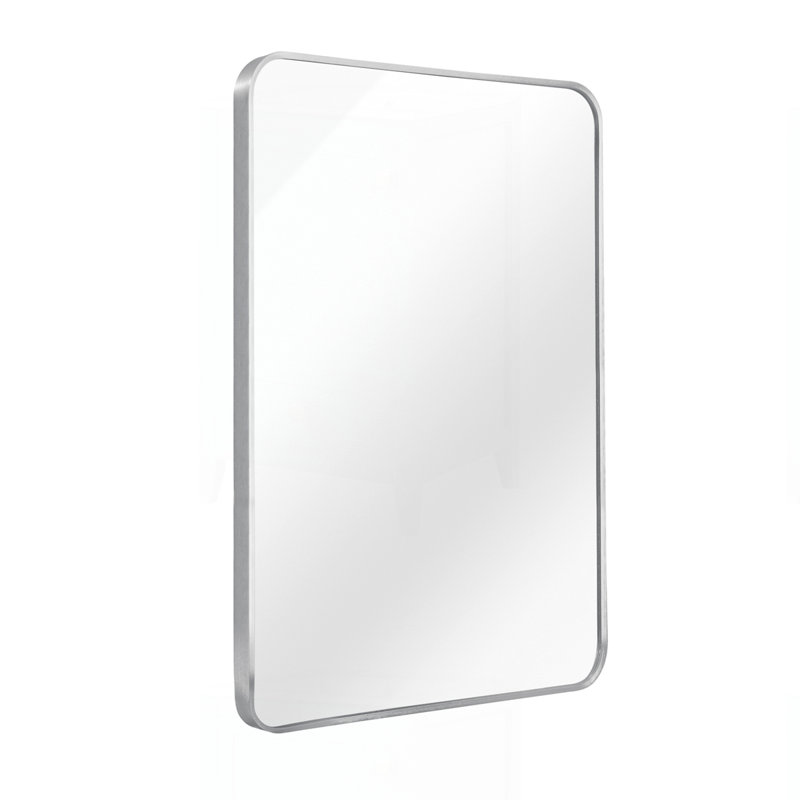 Miroir rectangulaire 24 po x 36 po, Argent argent, 36 po x 24 po