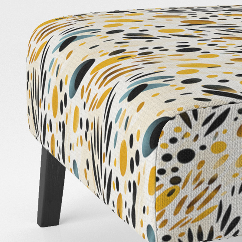 Minimalist Ferns - Fauteuil de chambre rembourré Boho