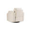Fauteuil inclinable et oscillant manuel Meso, polyester Nuvella ivoire-111119582