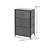 Colne 3 Drawer Vertical Storage Dresser with Wood Top & Fabric Pull Drawers-61763965