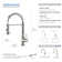 KIBI Aurora Pull Down Kitchen Faucet