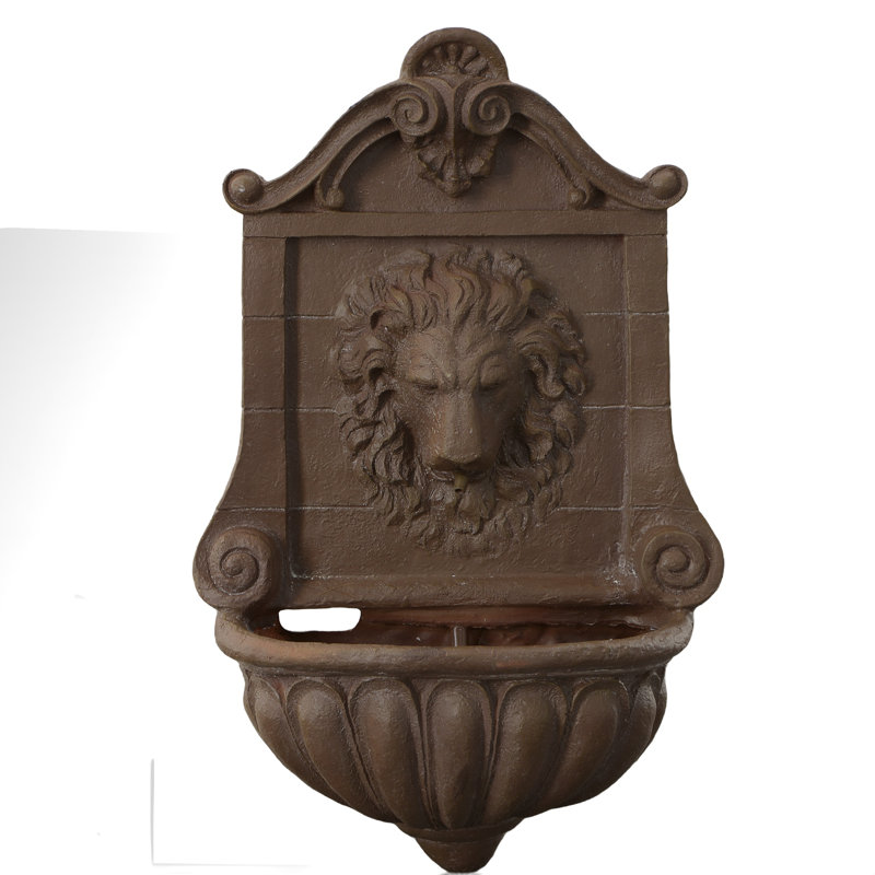 Scharff Handcrafted Outdoor Weather Resistant Fountain, Terra Cotta
