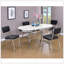 Vintage-Inspired Black And Chrome Upholstered Side Chairs (Set Of 2) With Padded Seats And Open Back Design-1562313464