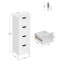 Holtby 11.8" W x 32.3" H x 11.8" D Freestanding Storage Cabinet-2101125438