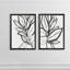 «Leaf Instinct I» par Vincent Van Gogh - ensemble de 2 reproductions d'art encadrées-466733978-505101490-505101502