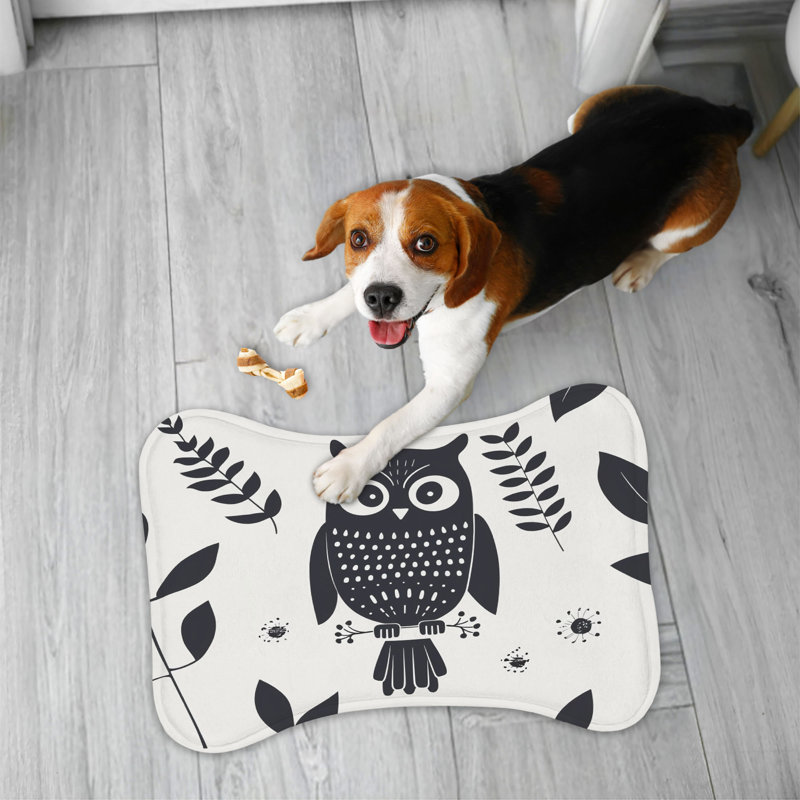 Tapis d'automne en forme d'os d'automne Fall Owls