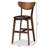 Upholstered Faux Leather Counter Stool with Solid Wood Frame-43741951