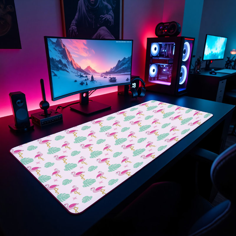 Polyester Desk Pad, 31.5x15.5