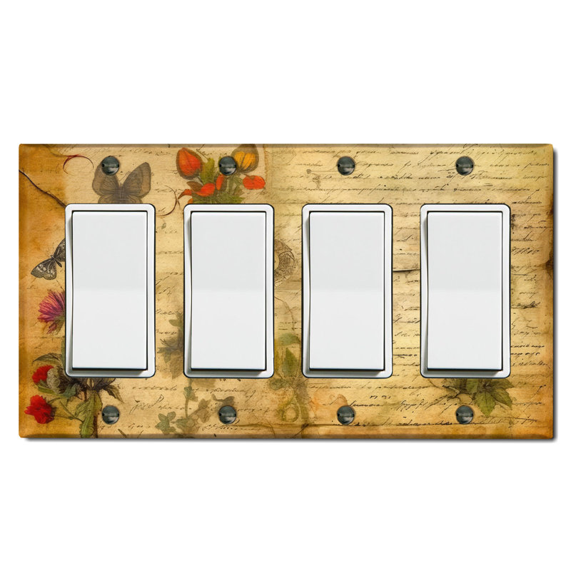 4-Gang Rocker Wall Plate
