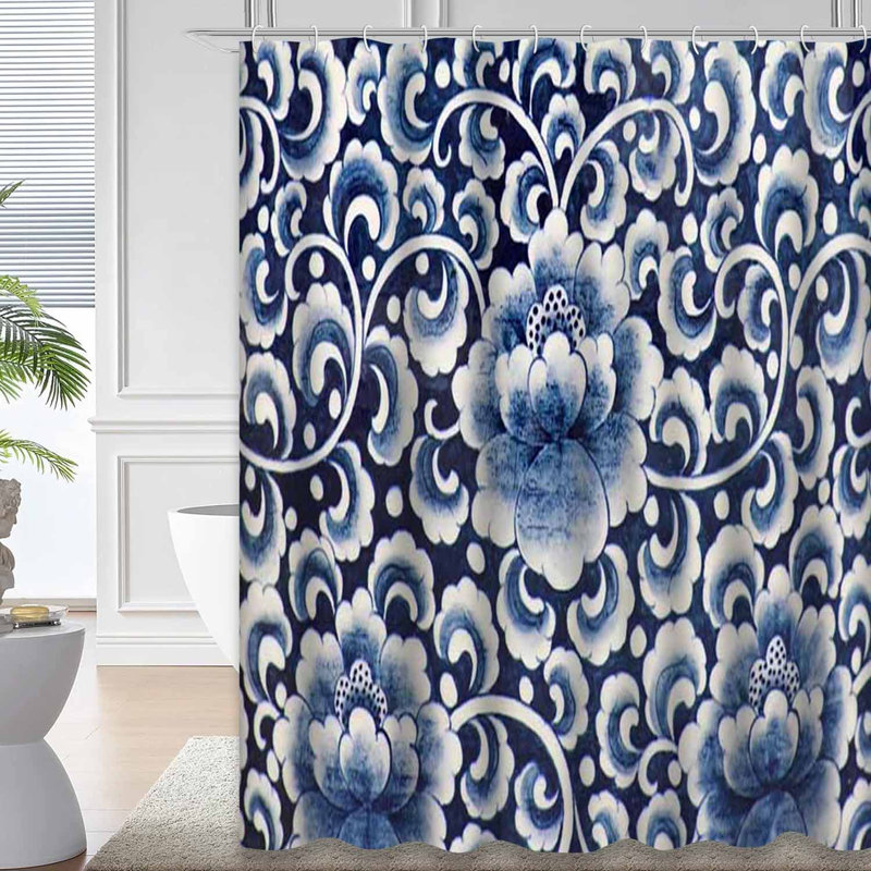 Rideau de douche Blue Art, L 72 po x l 72 po