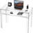 Acrylic Console Table, Entryway Table With Storage Shelves-807989124