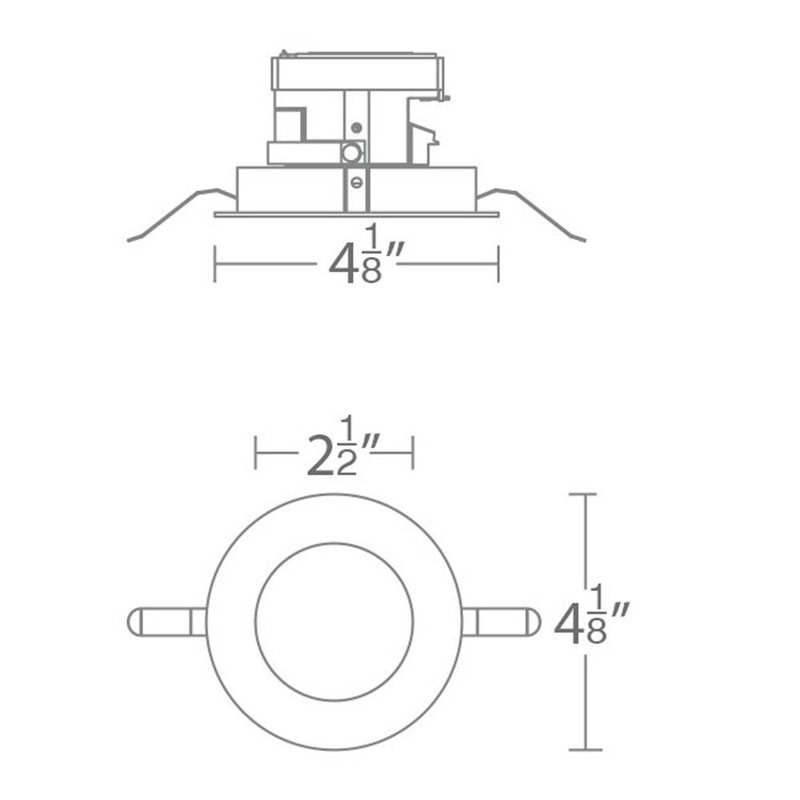 Garniture encastrée réglable Aher, 2700 K / 85 / 1295, Étroit