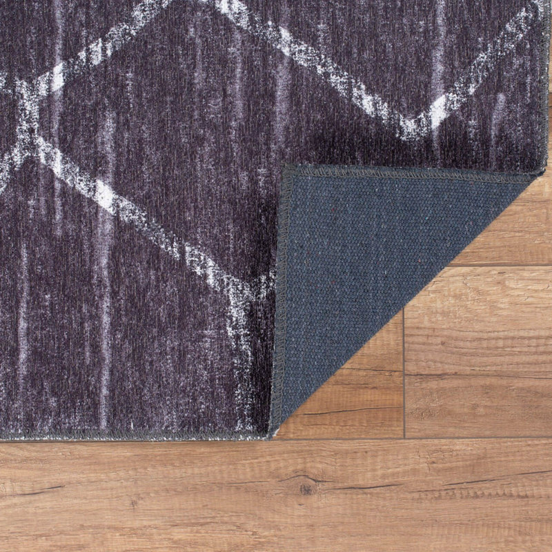 Tapis 100% polyester de qualité supérieure, 6,9 x 10,2 pi | 1850 g / m², hauteur de poils de 0,2 po | Polyester recyclé dessous | Lavable à la machine à 30 ° C | Conception douce, durable et écologique pour les espaces de vie modernes