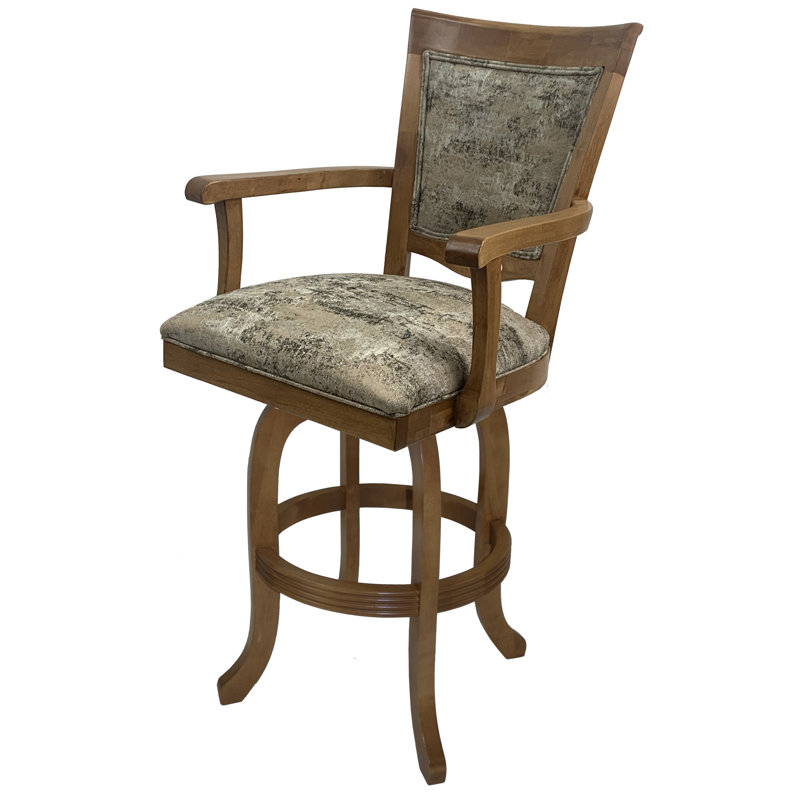 Tabouret de bar et de comptoir pivotant Irminger, Tabouret de comptoir (siège d'une hauteur de 26 p