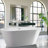 67'' x 32'' Freestanding Soaking Acrylic Bathtub-83845850