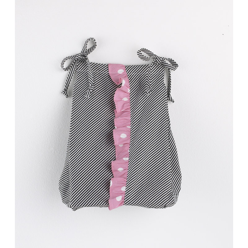 Girly Plants & Flowers Floral Marine Jungle Friends 100% Cotton Striped Crib Diaper Stacker Pillowcase Dust Ruffle