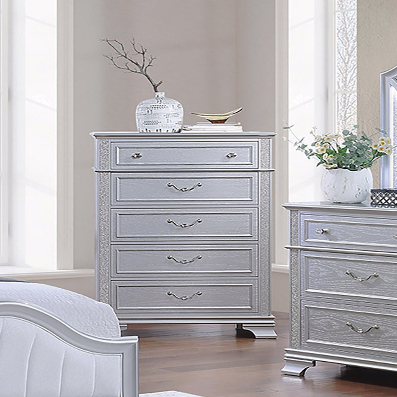 Commode 5 tiroirs 5 pièces