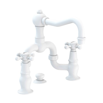 Chesterfield Bathroom Bridge Faucet with Drain Assembly