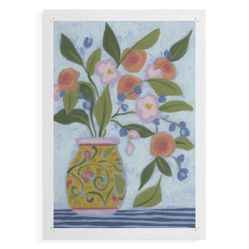 Bouquet Vibes I - Impression sur toile seulement - NON-CADRE, H 18 po x l 12 po