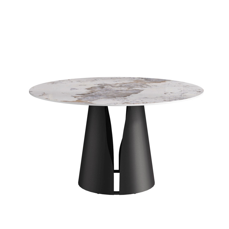 Table de salle à manger Modern, H 29,53 po x L 53,15 po x l 53,15 po