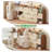 Vintage Cream Extendable Ultra-Thin Vanity with Drawers-1533072122