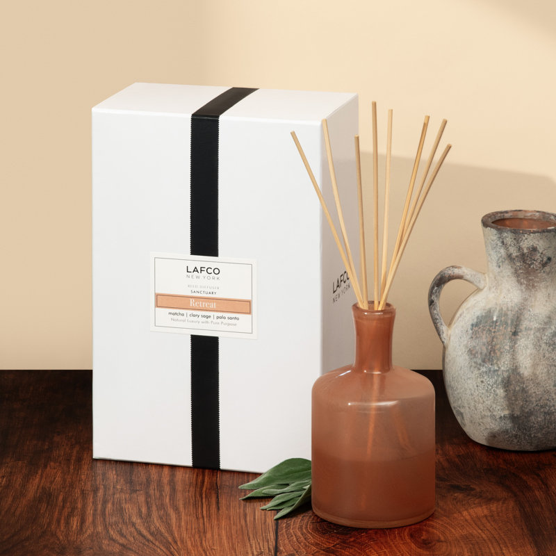 Diffuseur roseau, Brun, Mt. Retreat, H 5,5 po x l 3 po x P 3 po