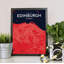 Edinburgh City Map - No Frame Print-525632531